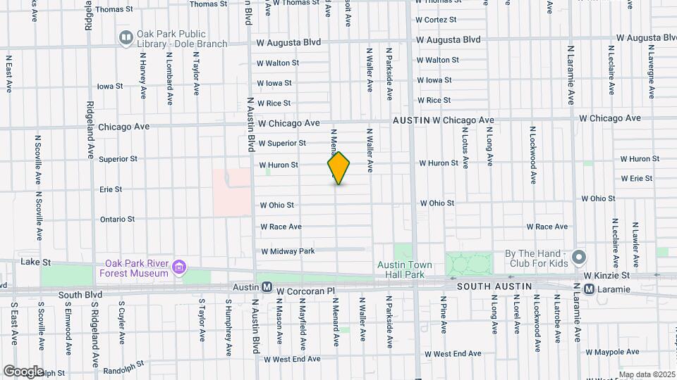 619 N Menard Ave Map and Location Details