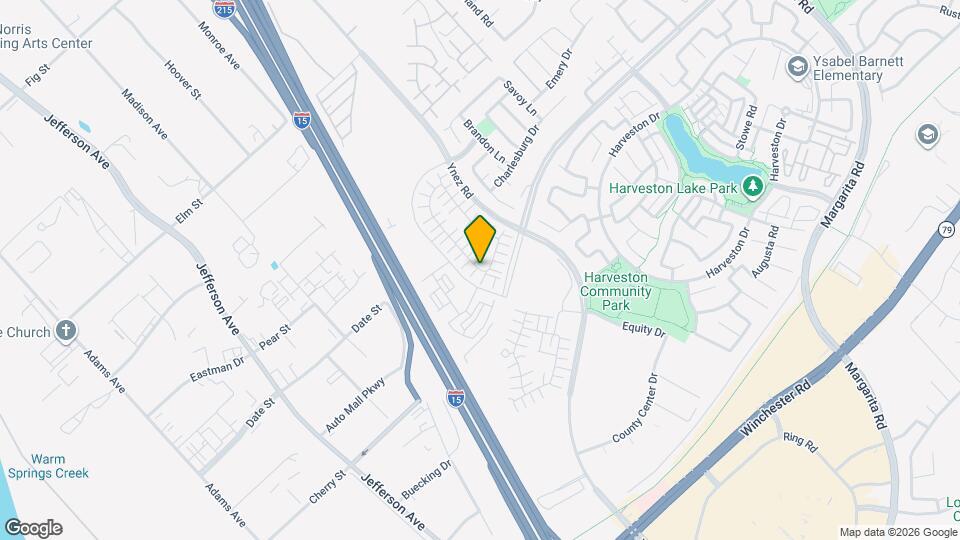 40885 Melrose Dr Map and Location Details