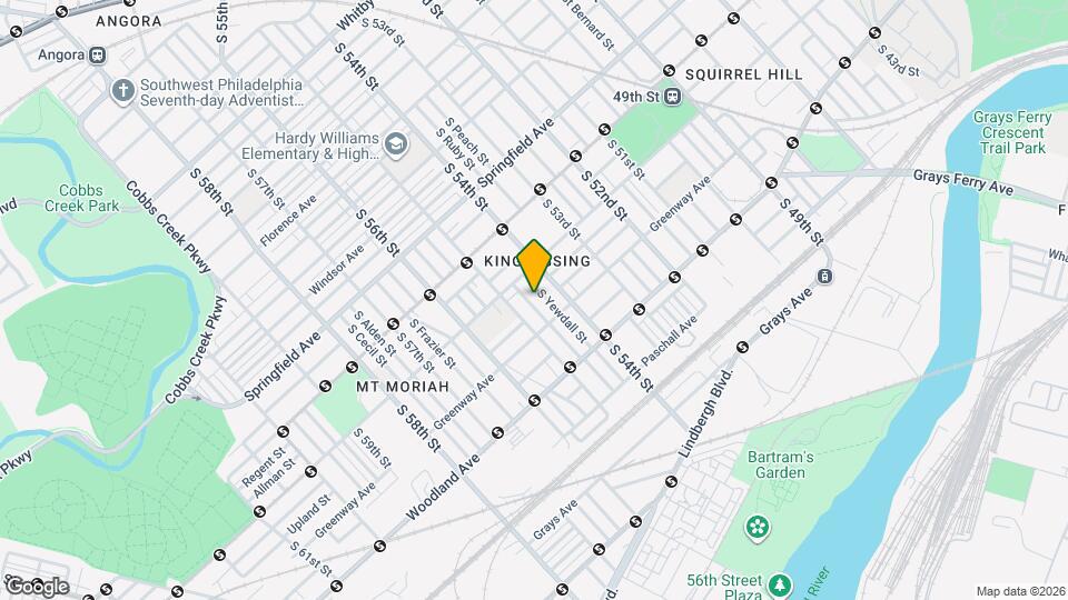 1633 S Conestoga St Map and Location Details