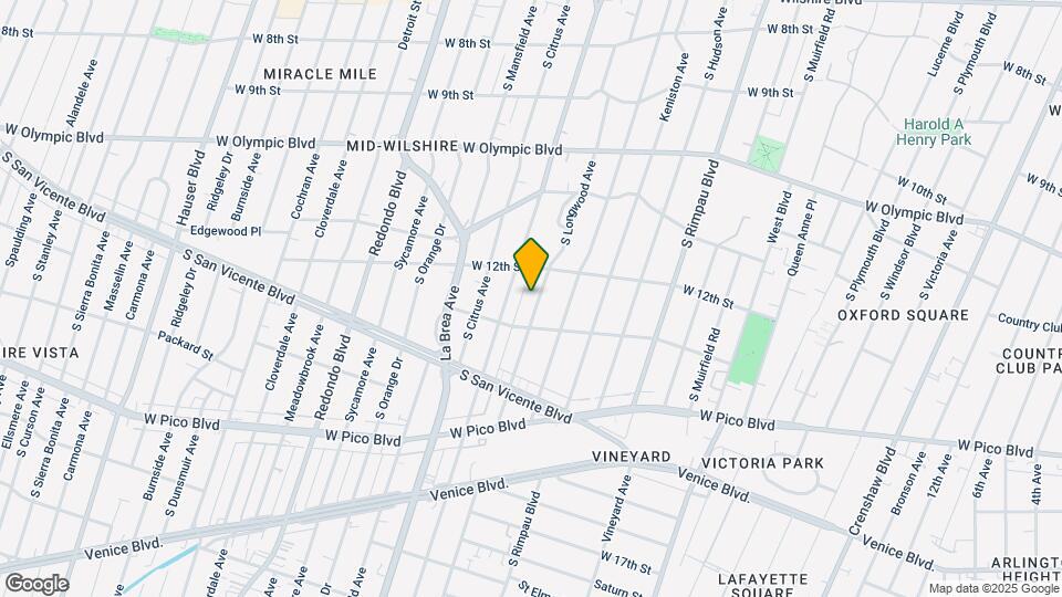 1235 S Longwood Ave, Unit Longwood Map and Location Details