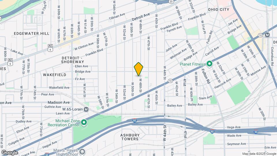 1928 W 48th St Map and Location Details