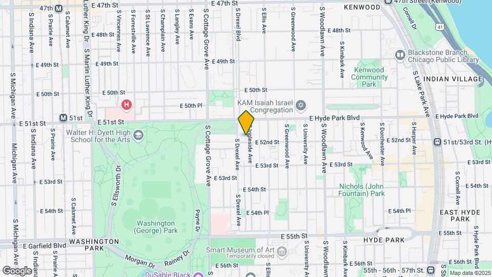 5136 S Ingleside Ave Map and Location Details