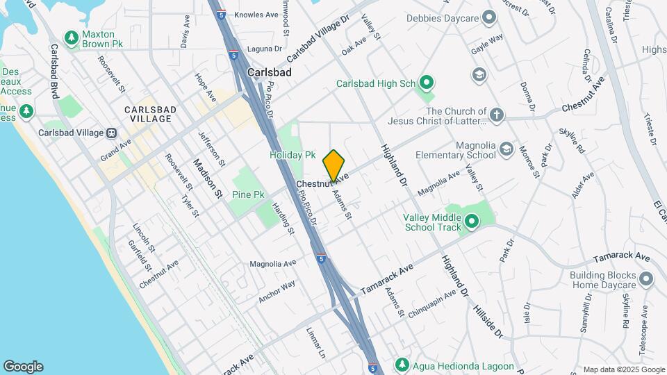 3522 Adams St Map and Location Details