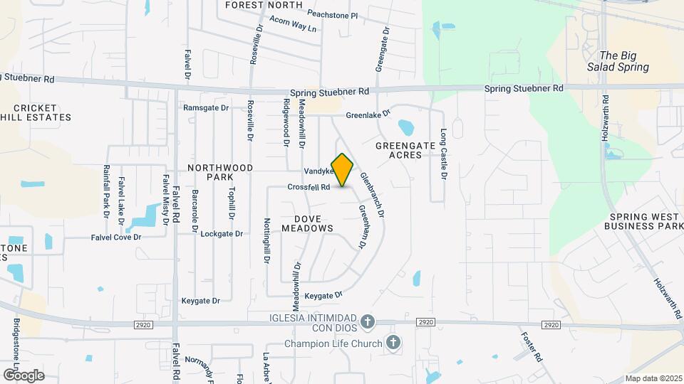 3211 Crossfell Rd Map and Location Details