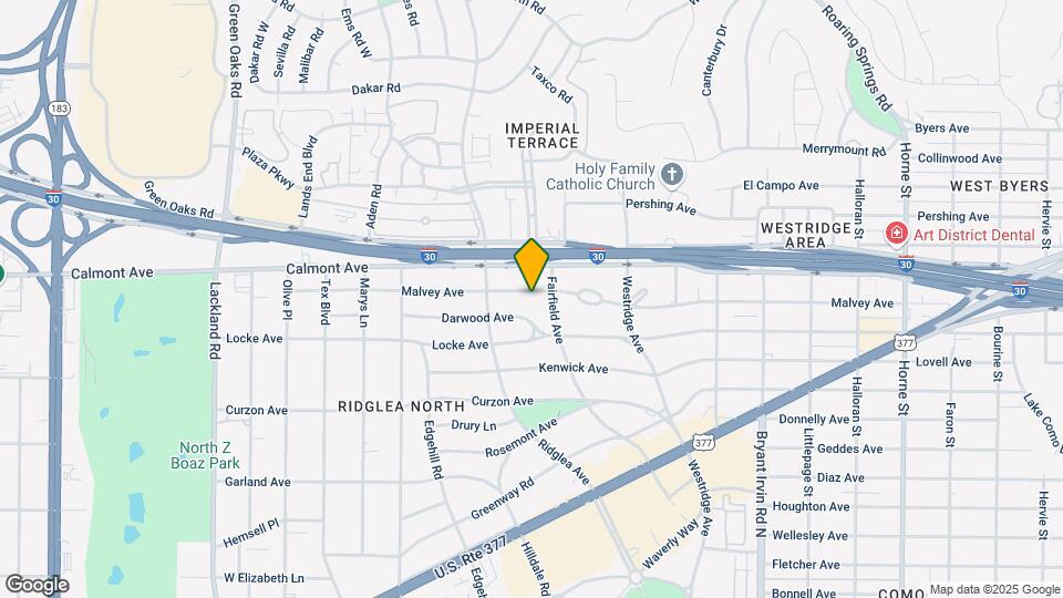 6313 Malvey Ave Map and Location Details