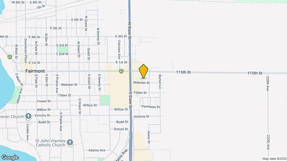 1215 Webster St Mapa y Detalles de la Ubicación