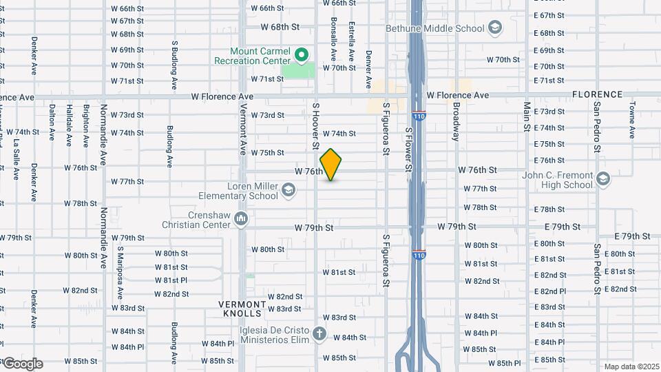 723 W 77th St Mapa y Detalles de la Ubicación