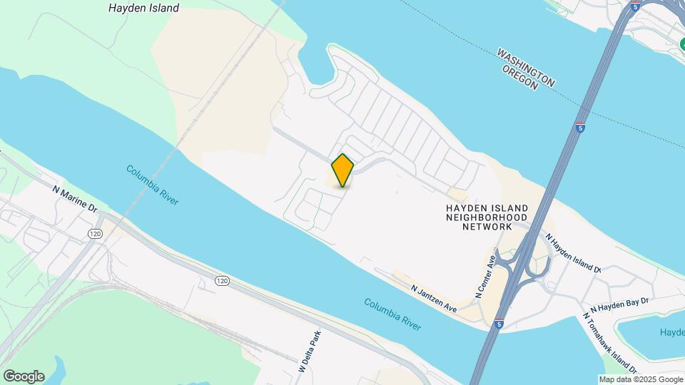 Hayden Island Map and Location Details