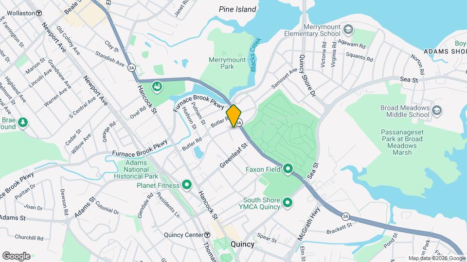 117 Merrymount Rd Map and Location Details