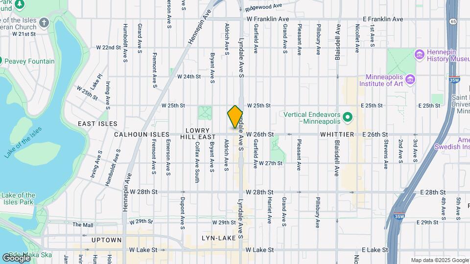 708 W 26th St Map and Location Details