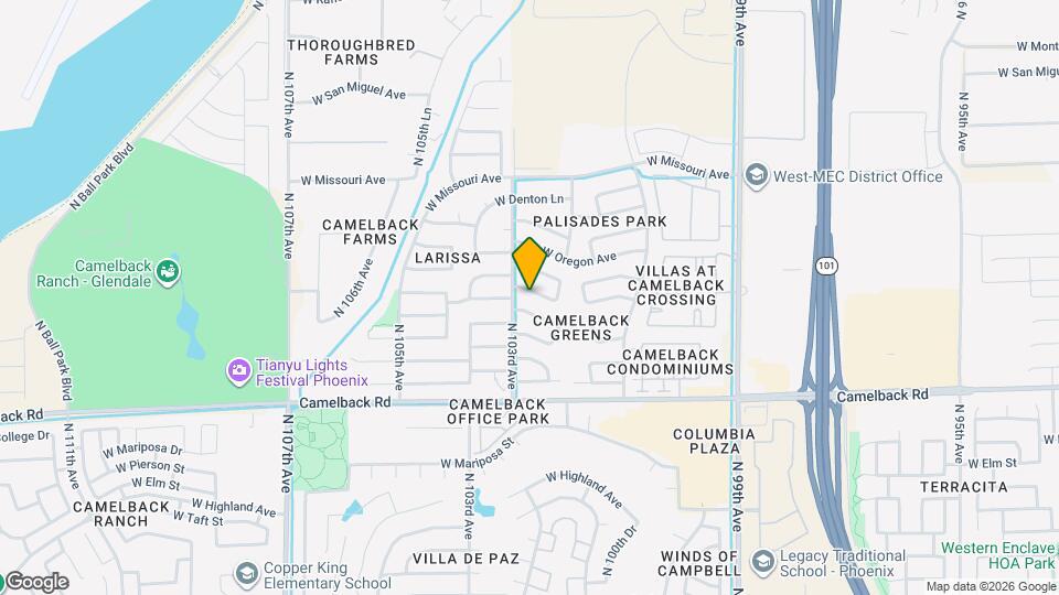 10249 W Orange Dr Map and Location Details
