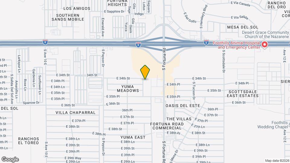 11339 S Kingman Ave, Unit The Villas at Yuma Meadows Map and Location Details