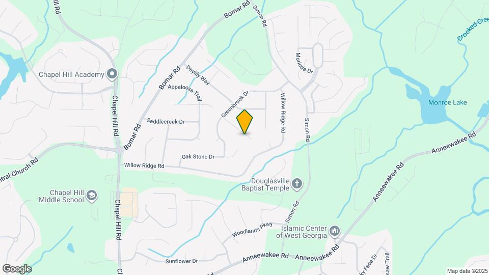 3845 Forsythia Way Mapa y Detalles de la Ubicación