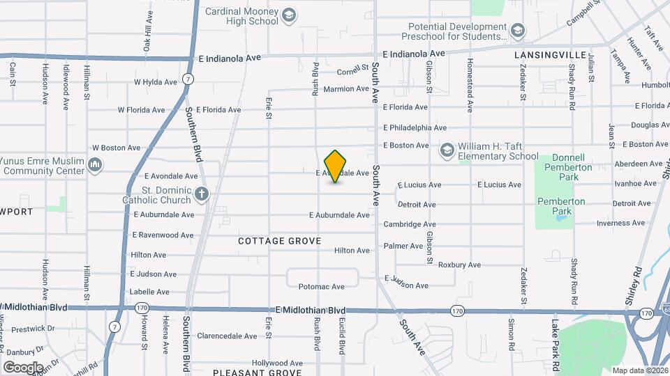 328 E Lucius Ave Mapa y Detalles de la Ubicación
