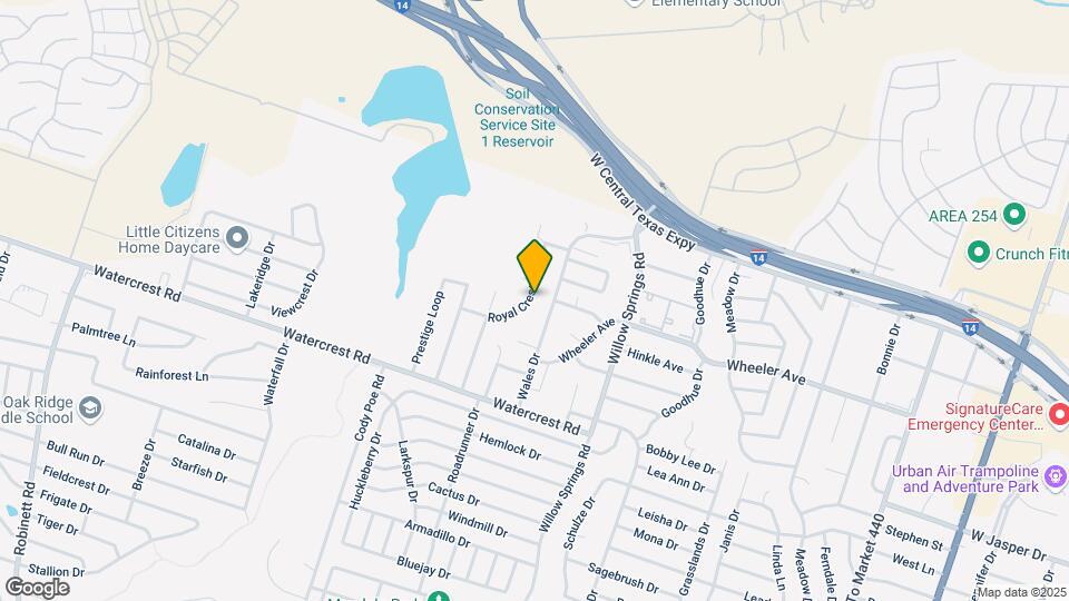 1144 Royal Crest Dr Map and Location Details