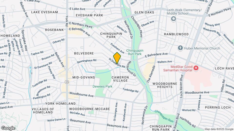 929 St Dunstans Rd Map and Location Details
