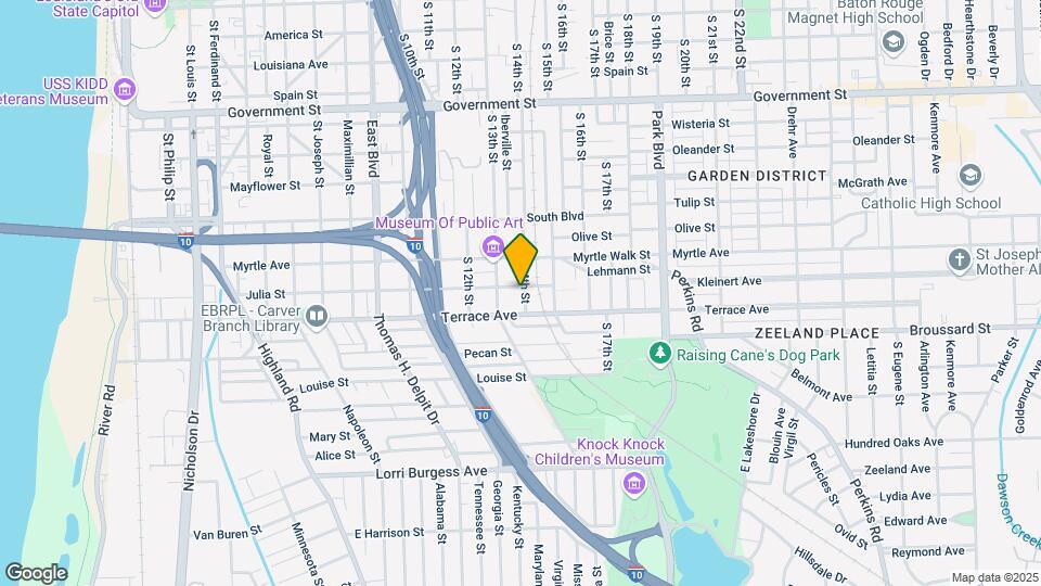 1232 S 14th St Map and Location Details