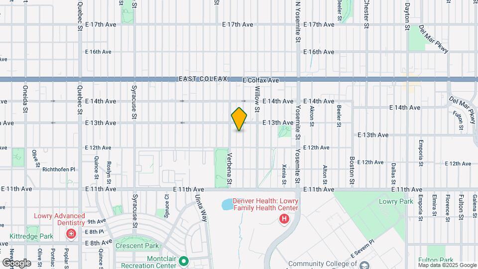 1245 Wabash St Map and Location Details
