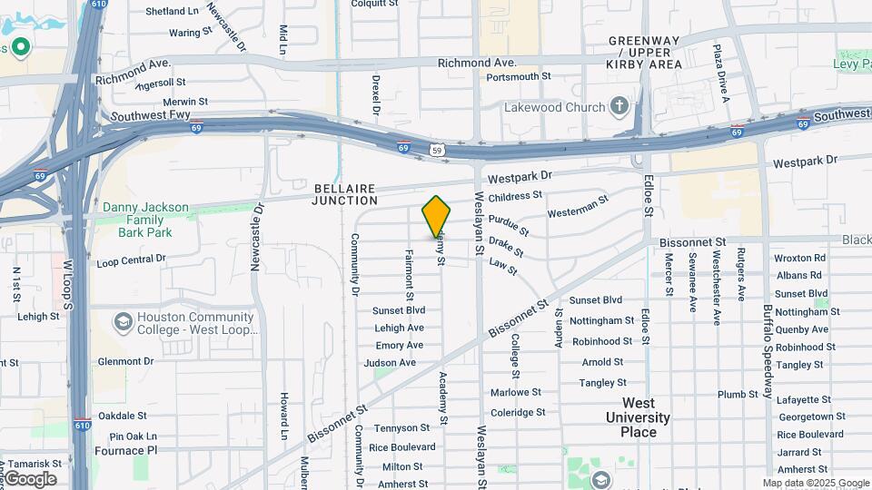 5102 Academy St Map and Location Details