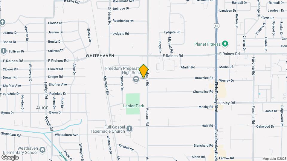 4259 Auburn Rd Map and Location Details