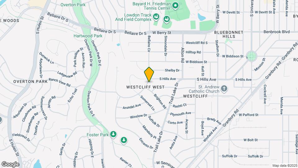 3709 Bellaire Cir Map and Location Details