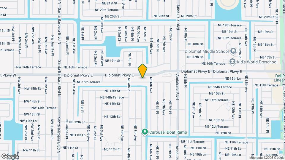 517 NE 15th Terrace Map and Location Details