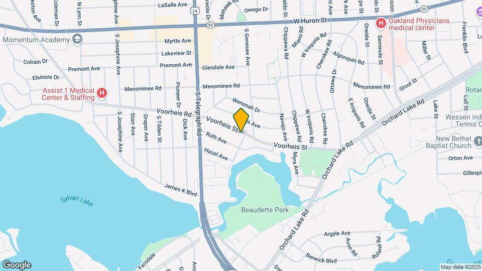 315 Voorheis St Map and Location Details