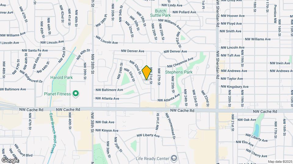 1603 NW 32nd St Map and Location Details