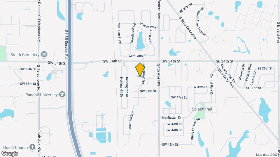 907 SW 37th St Map and Location Details