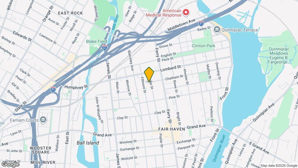 436 Poplar St Map and Location Details