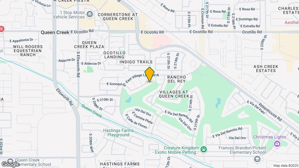 21171 E Aspen Valley Dr Map and Location Details