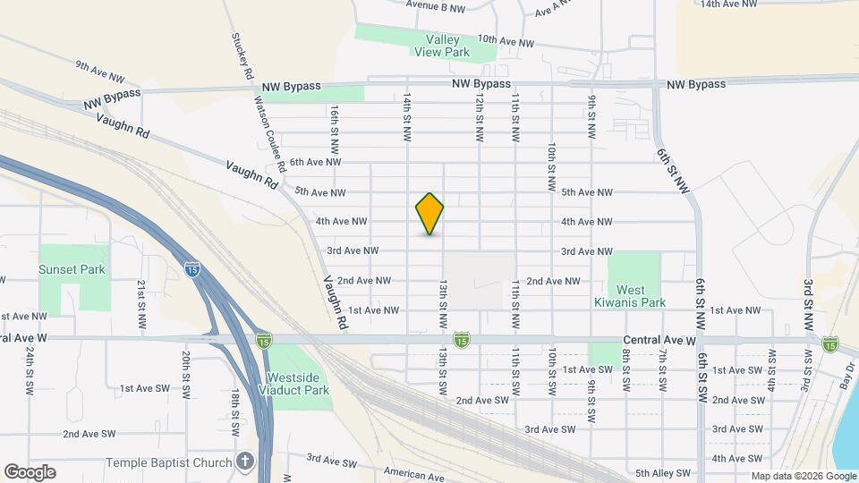 1311 3rd Ave NW Map and Location Details