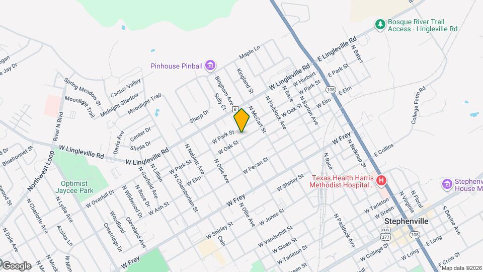 981 W Oak St Map and Location Details