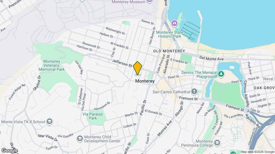 562 Van Buren St, Unit Back Map and Location Details