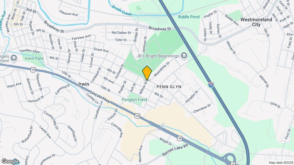 1500 Pennsylvania Ave Map and Location Details