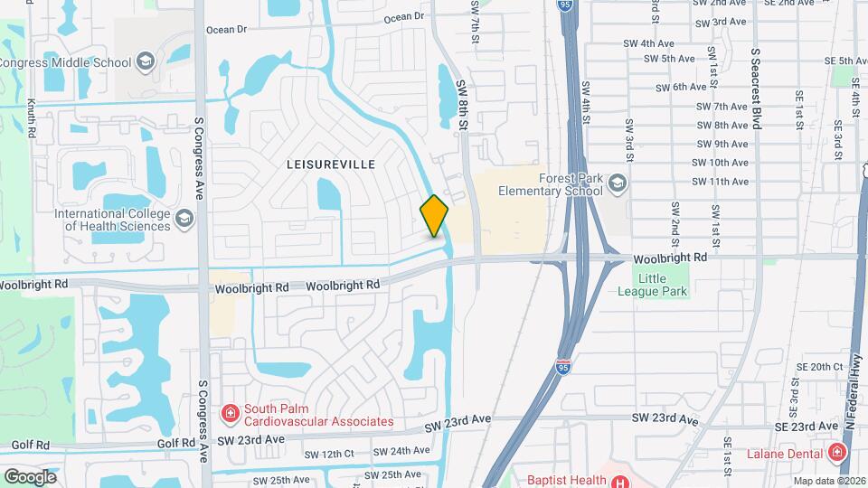 1590 SW 14th Ave Map and Location Details