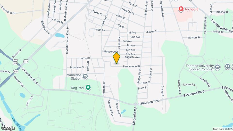 135 Persimmon St Mapa y Detalles de la Ubicación