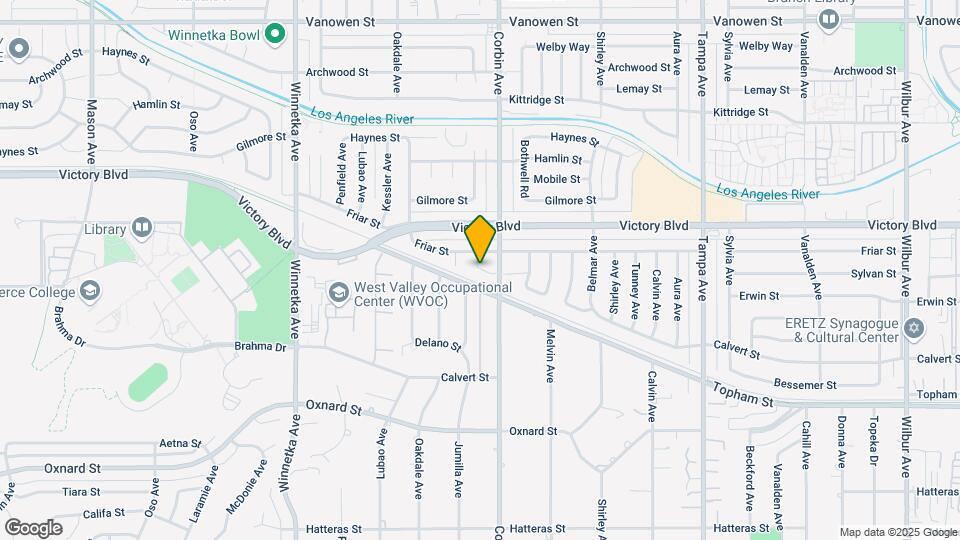 6343 Jumilla Ave Map and Location Details