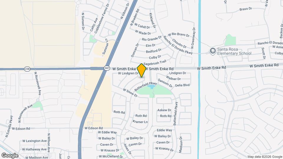 21054 N Sansom Dr Map and Location Details