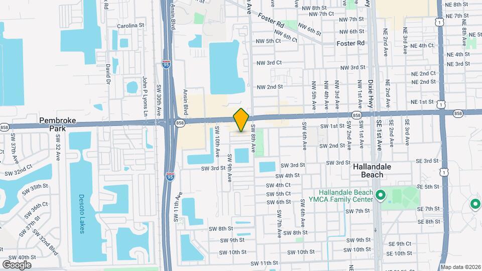 821 SW 1st St Map and Location Details