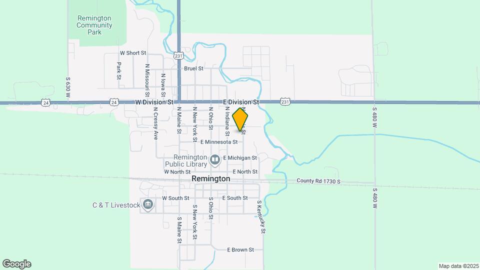 312 N Illinois St, Unit 2nd Floor Map and Location Details