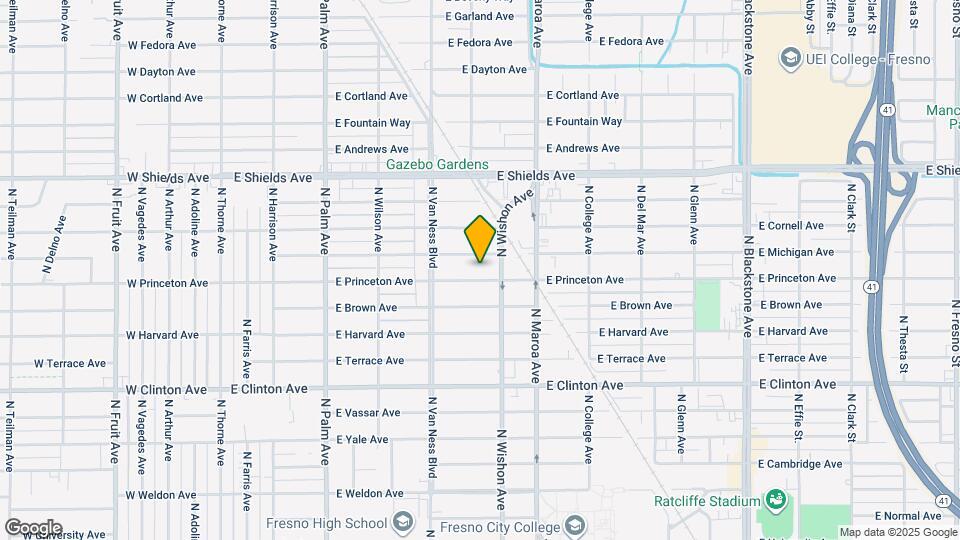 725 E Princeton Ave Map and Location Details