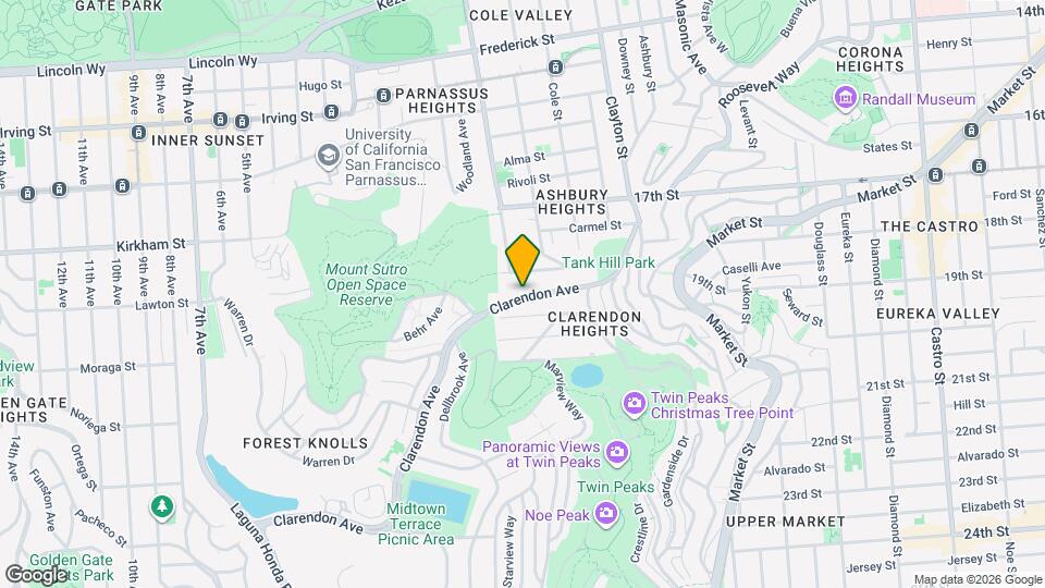 90 Clarendon Ave Map and Location Details