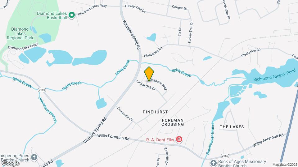 4851 Jasmine Way Map and Location Details