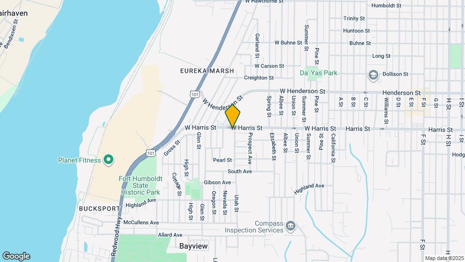 905 W Harris St Map and Location Details