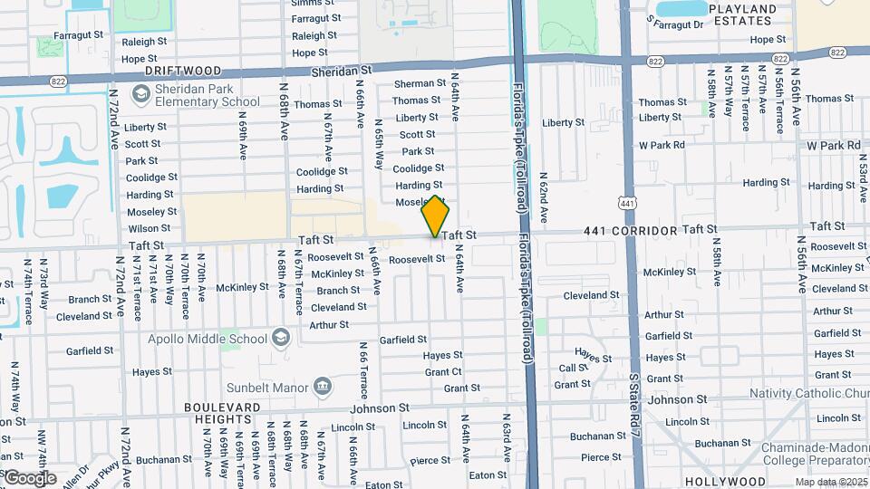 Taft Plaza Apartments Mapa y Detalles de la Ubicación
