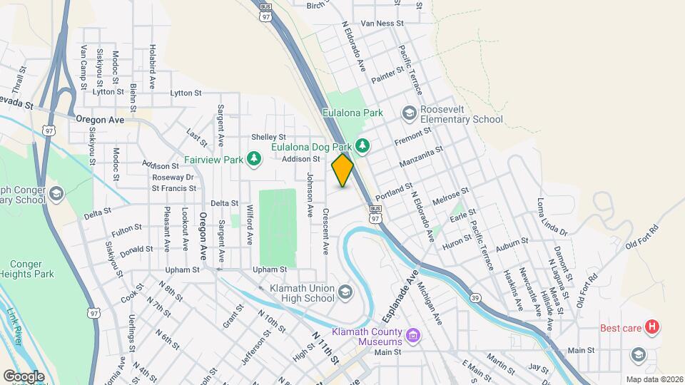 1644 Manzanita St Map and Location Details