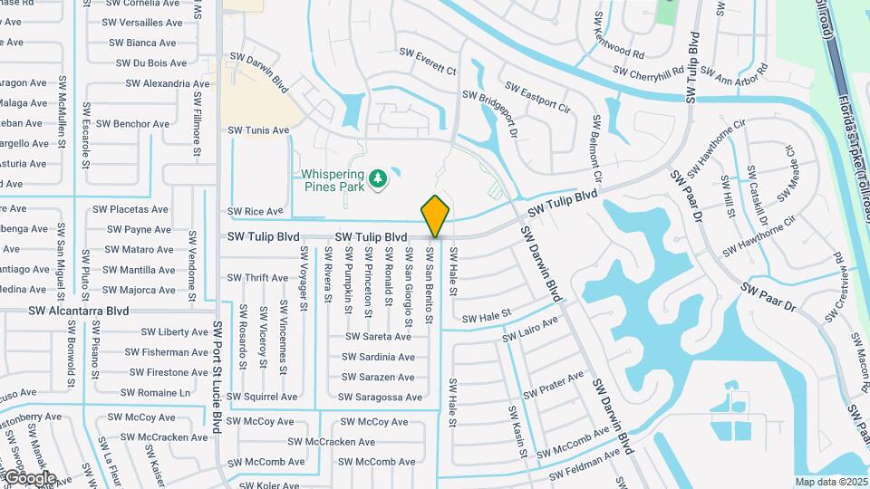 3401 SW San Benito St Map and Location Details