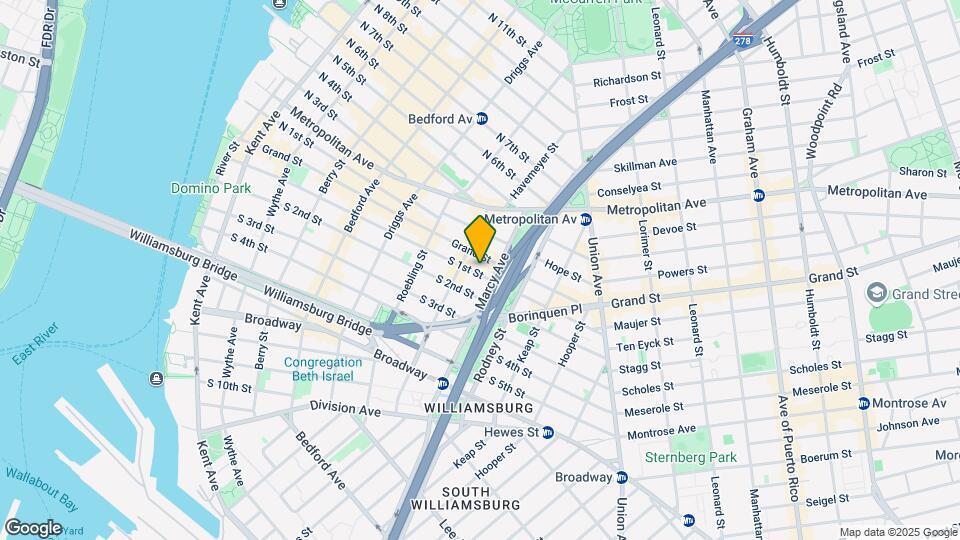 279 S 1st St Mapa y Detalles de la Ubicación