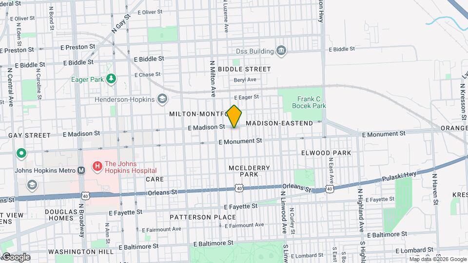 723 N Luzerne Ave Map and Location Details